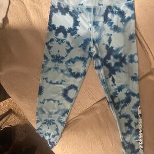 Kids Tie-Dye Leggings - Blue